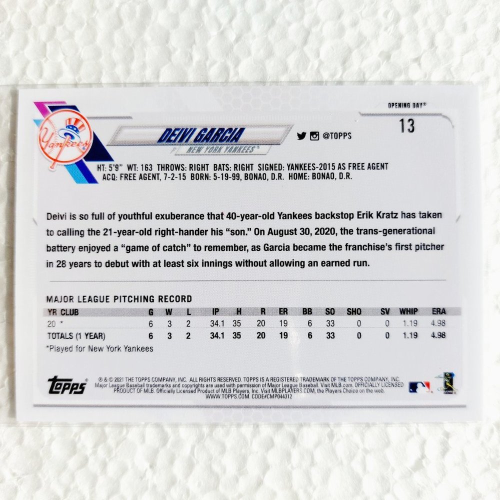 New York Yankees 6 Card Lot - BSBL [19_5] - Picture 7 of 13